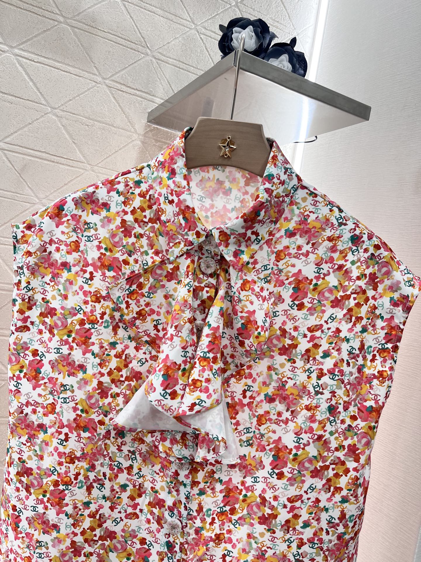C*New Product Full Print Red Silk Cotton Material