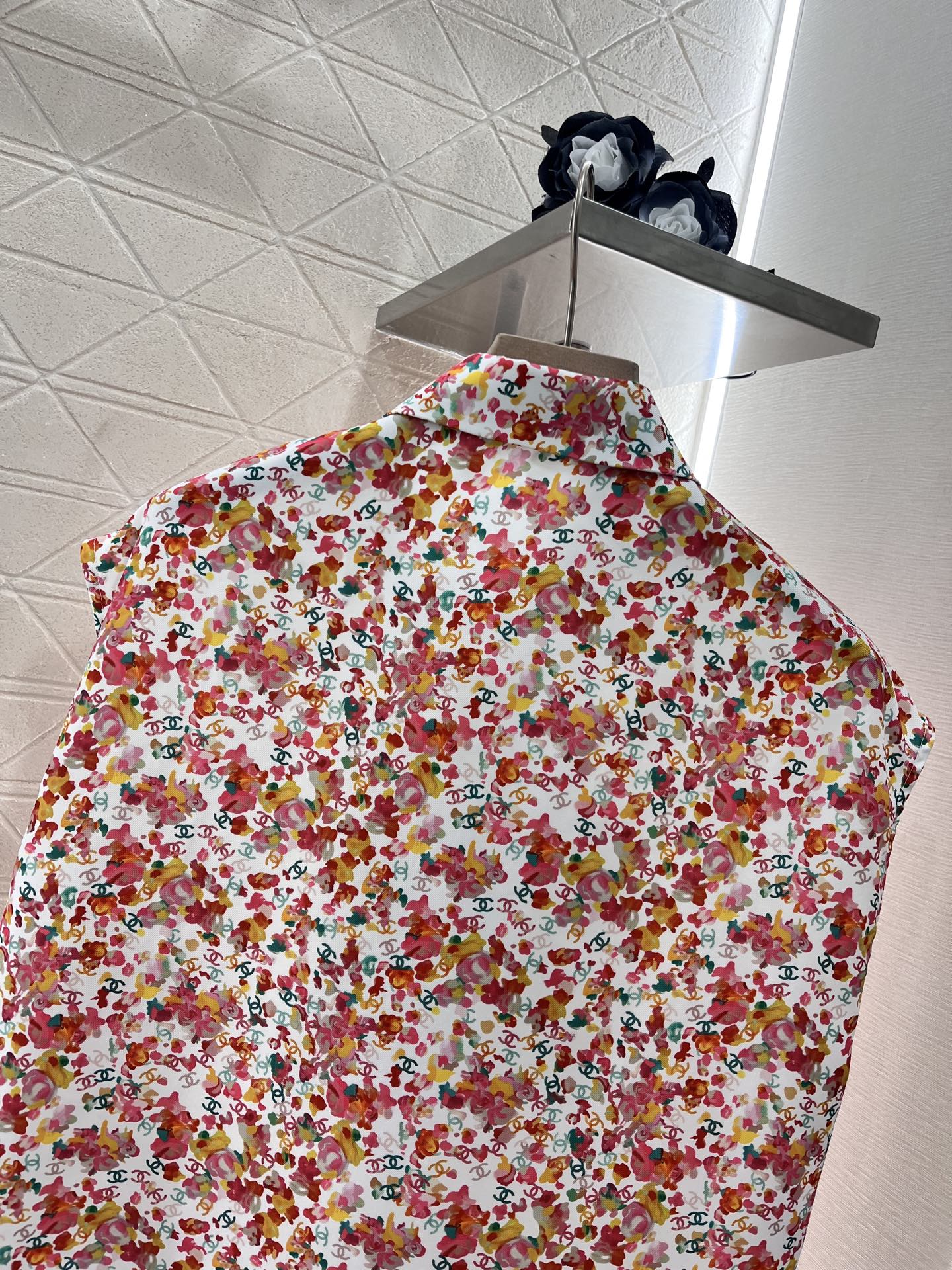 C*New Product Full Print Red Silk Cotton Material