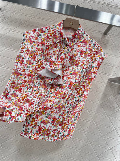 C*New Product Full Print Red Silk Cotton Material