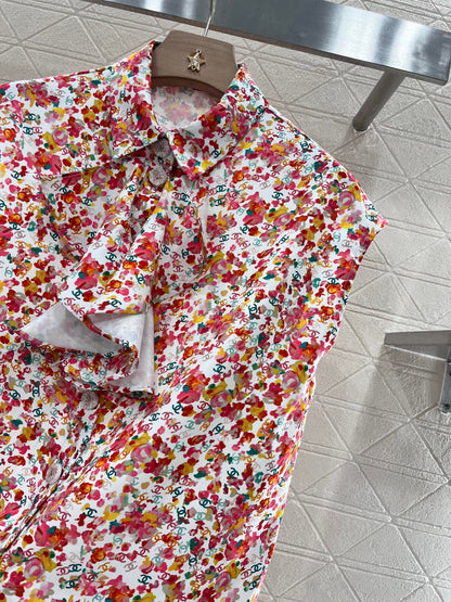 C*New Product Full Print Red Silk Cotton Material