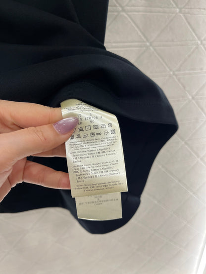 newest embroidered zipper pocket T-shirt