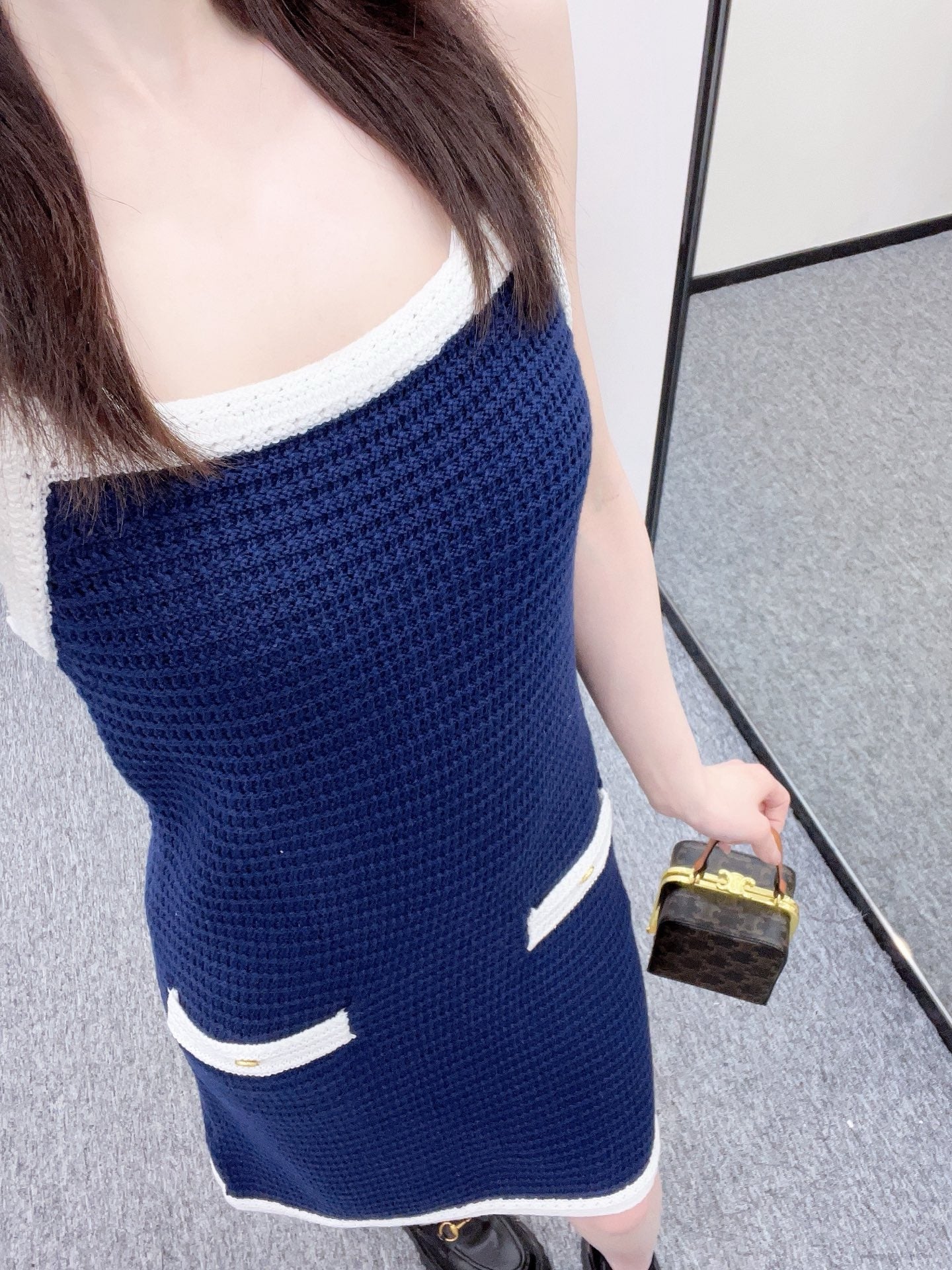 2025SS New suspender skirt, cotton material