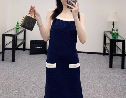 2025SS New suspender skirt, cotton material