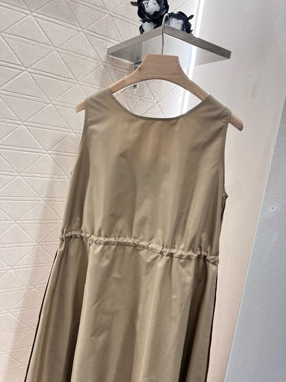 MI*MI*2025SS New Sleeveless Vest Dress