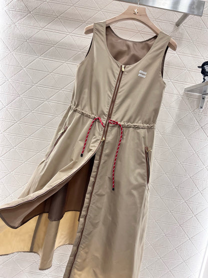 MI*MI*2025SS New Sleeveless Vest Dress