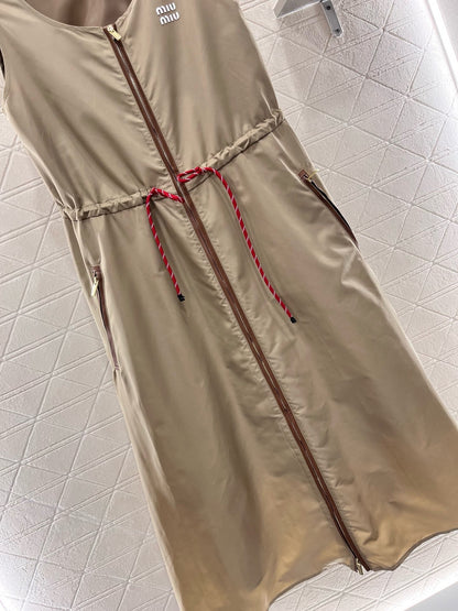 MI*MI*2025SS New Sleeveless Vest Dress