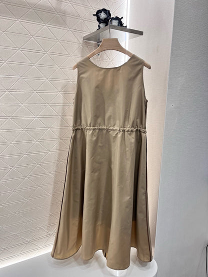 MI*MI*2025SS New Sleeveless Vest Dress
