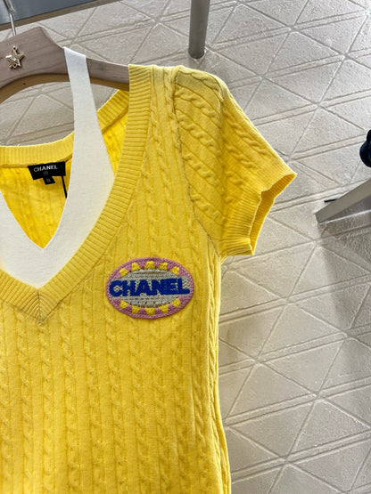 C* 2025SS New Yellow Sweater