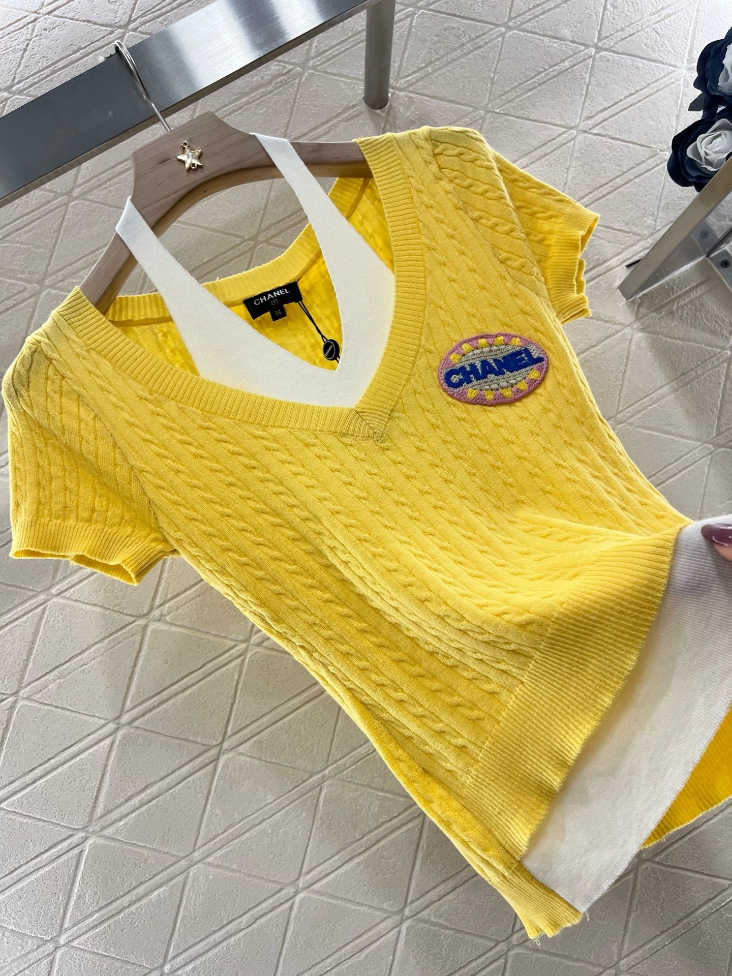 C* 2025SS New Yellow Sweater
