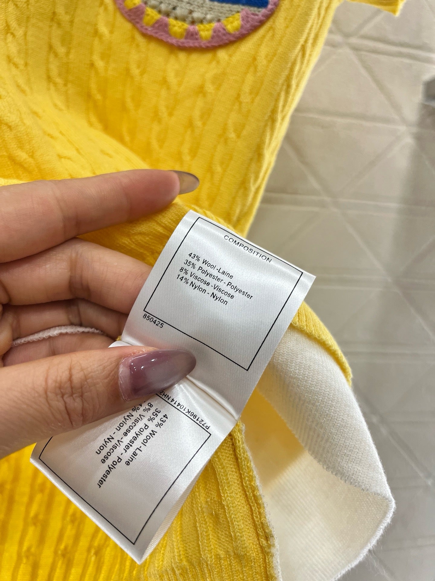 C* 2025SS New Yellow Sweater