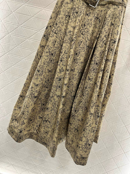 D*New Arrival Printed Belt Dress