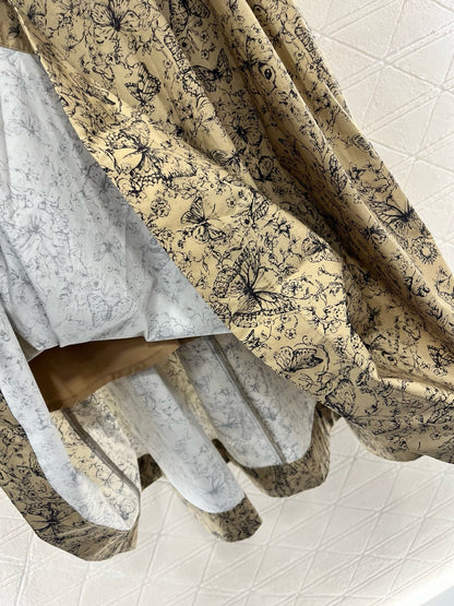 D*New Arrival Printed Belt Dress