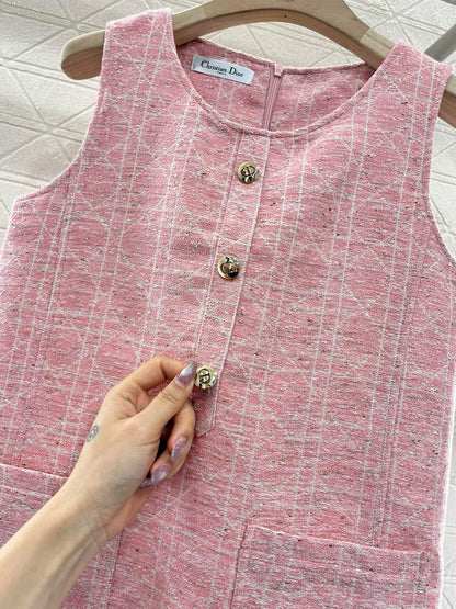 D*New Arrival Round Neck Vest Dress