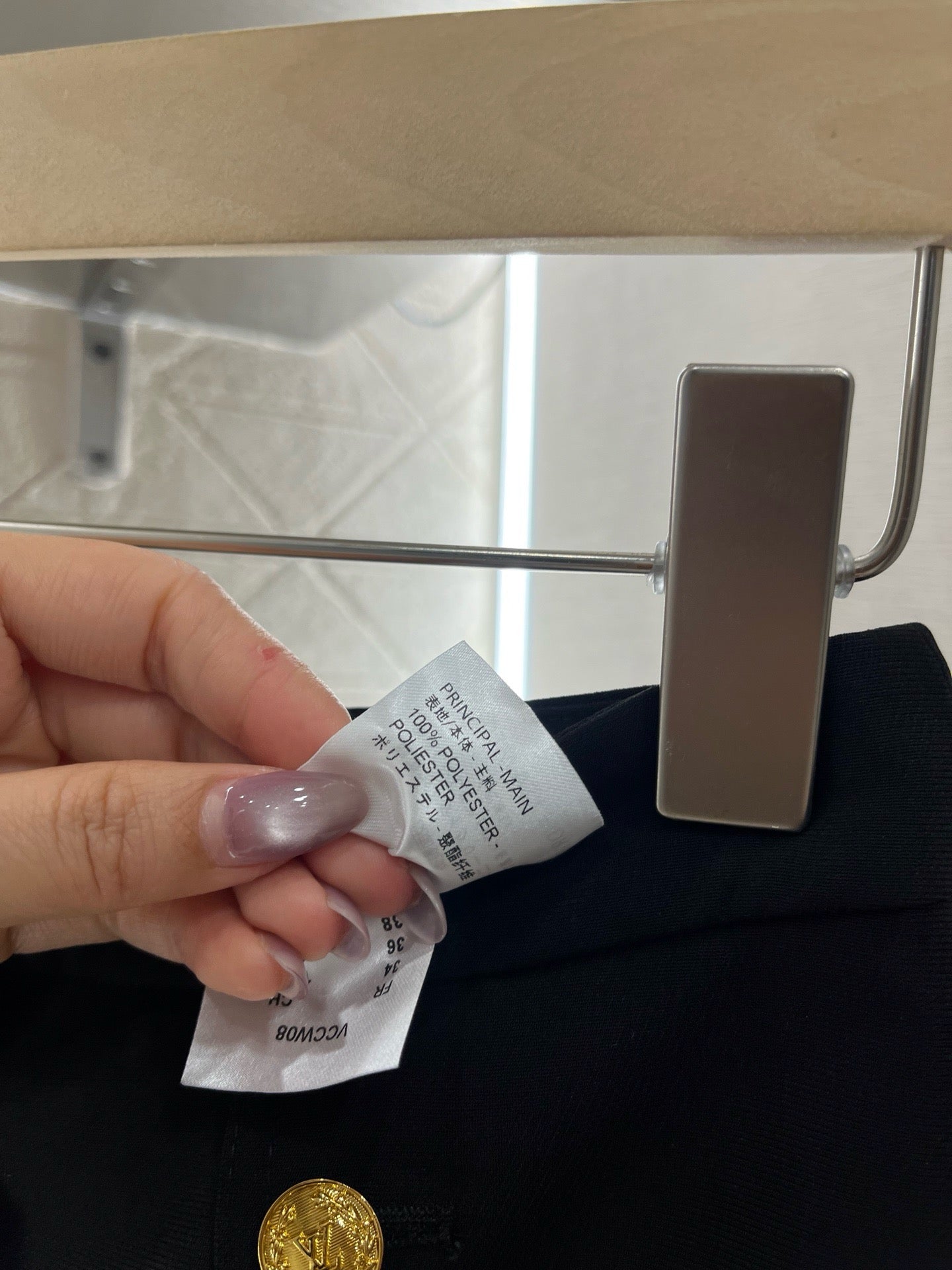 L* New Arrival 2025SS Printed Buttoned Skirt