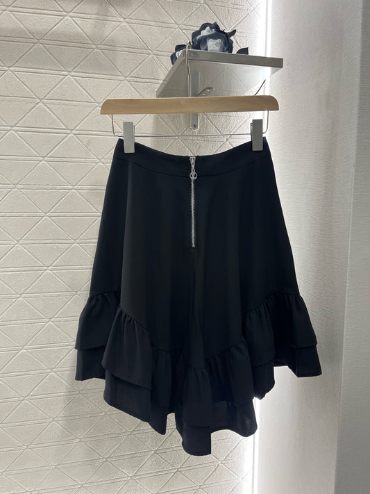 L*New Arrival 2025SS Lace Pleated Skirt