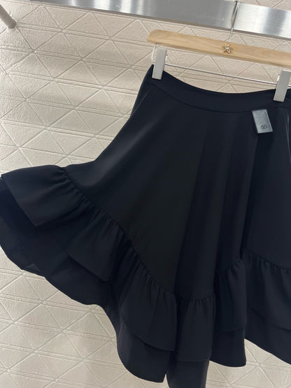 L*New Arrival 2025SS Lace Pleated Skirt