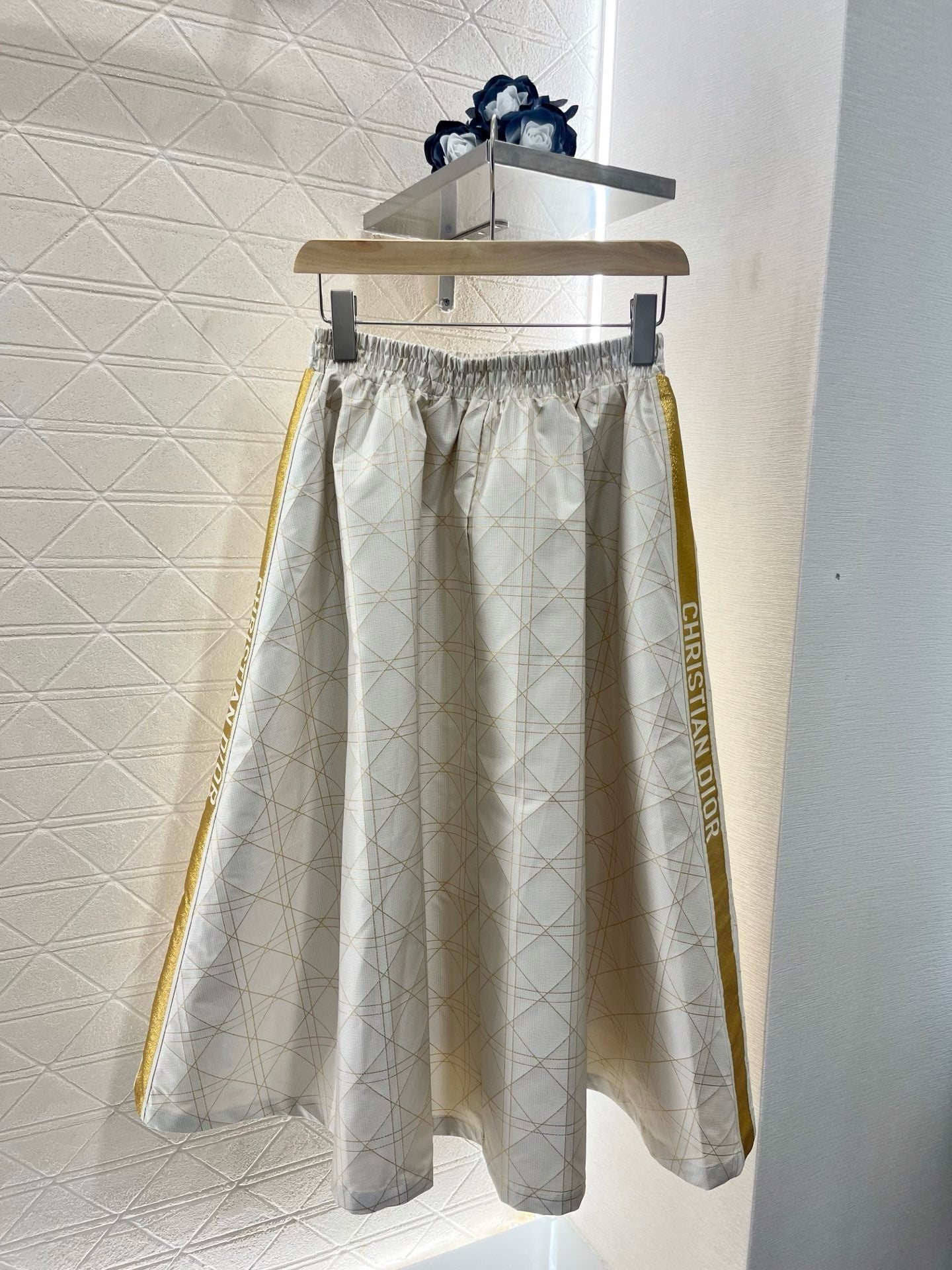 D*New Arrival High Waist Jacquard  Skirt
