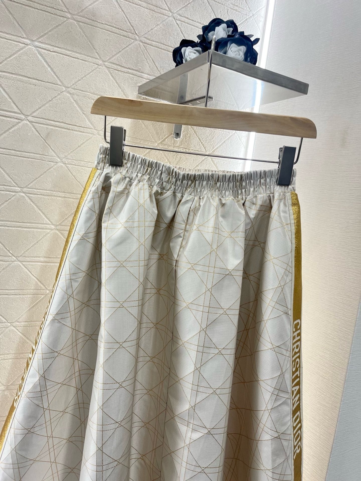 D*New Arrival High Waist Jacquard  Skirt