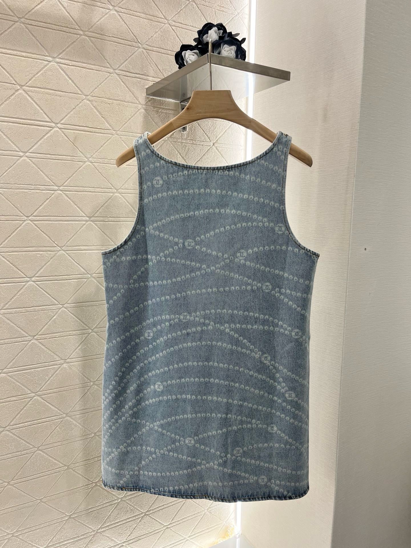 C*New Arrival 2025ss Denim Vest Dress