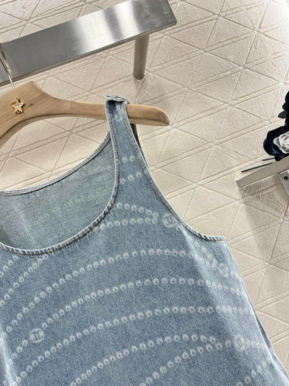 C*New Arrival 2025ss Denim Vest Dress