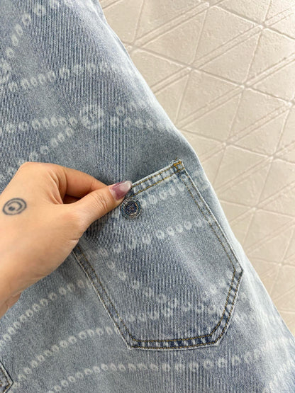 C*New Arrival 2025ss Denim Vest Dress