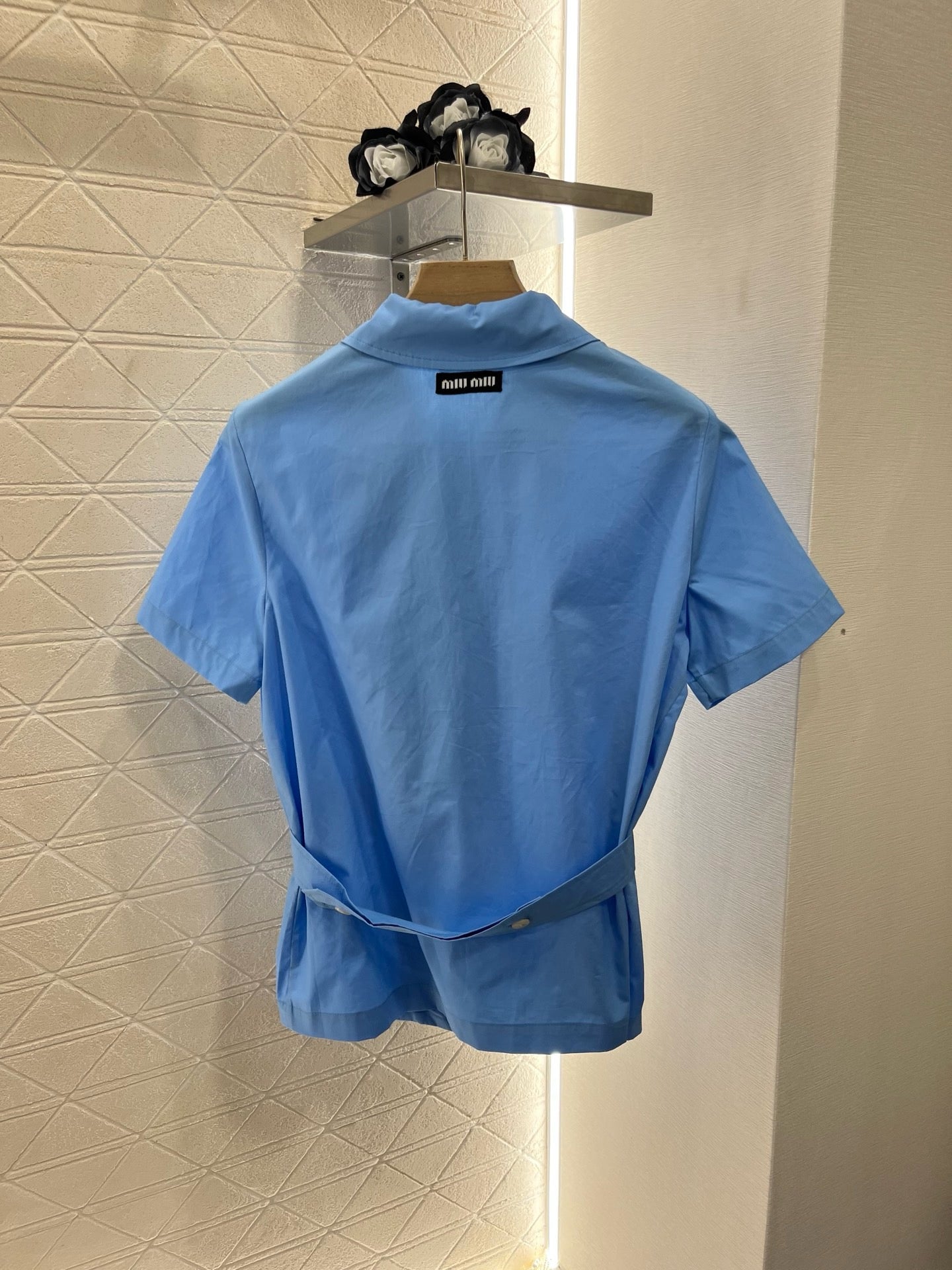 MI*MI*newest product 2025ss pin waist 100% cotton