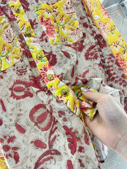 Valentin*  new product lace floral shirt