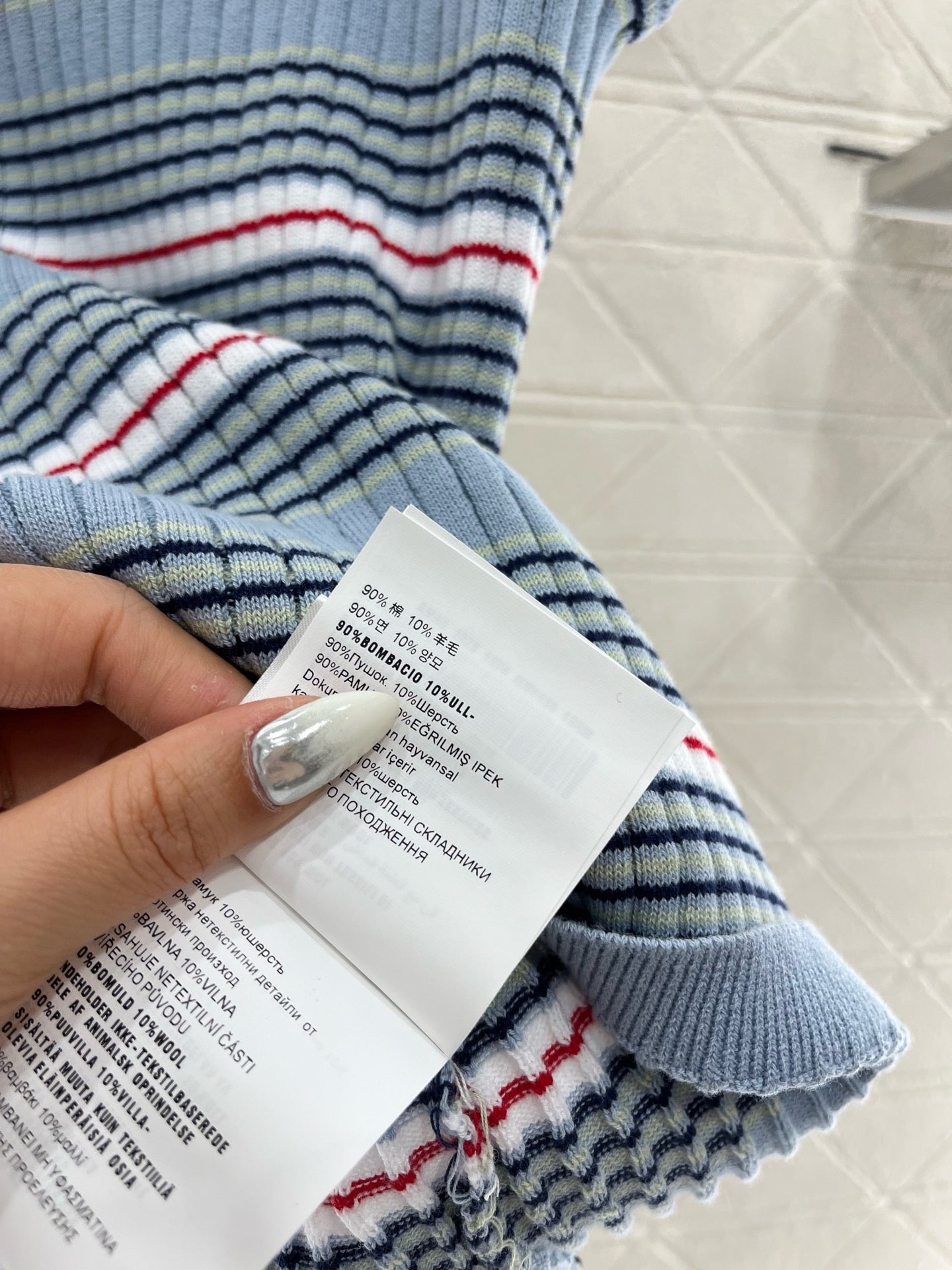 2025SS New Arrival Striped Knitted Vest