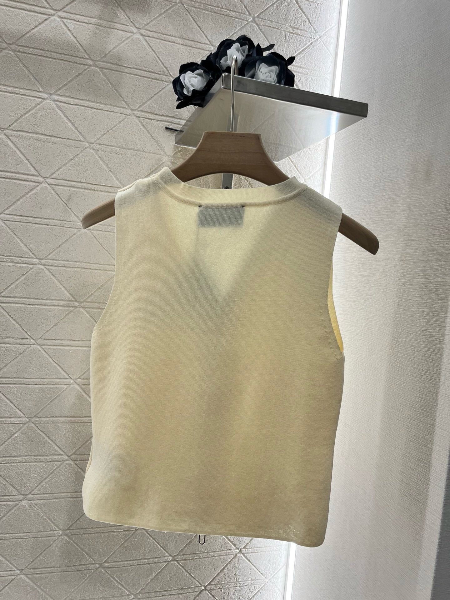 2025SS New Arrival Zipper Knit Vest