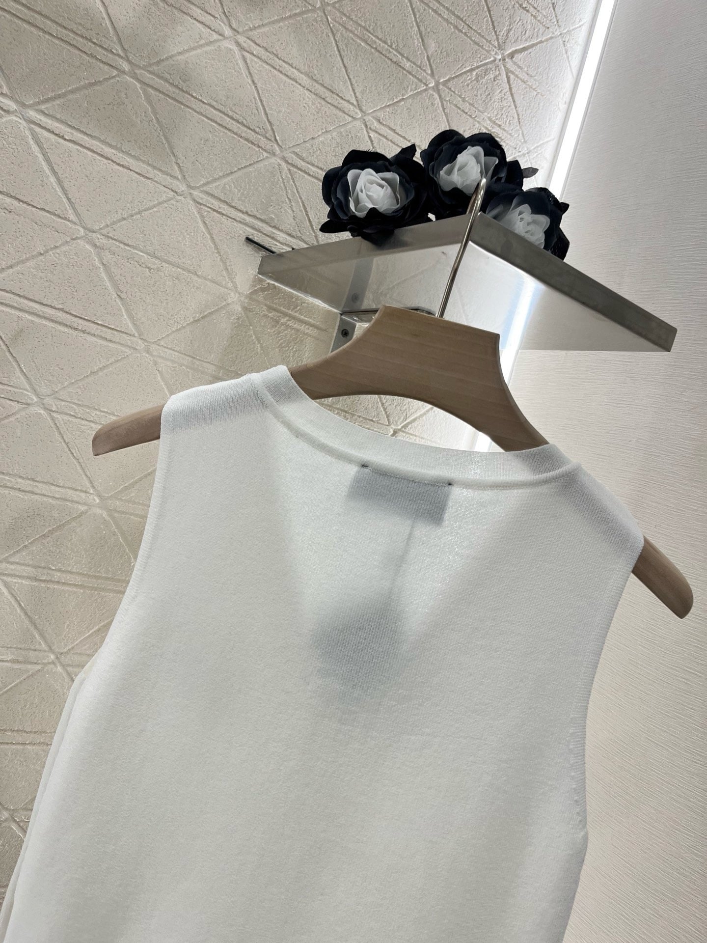 2025SS New Arrival Zipper Knit Vest