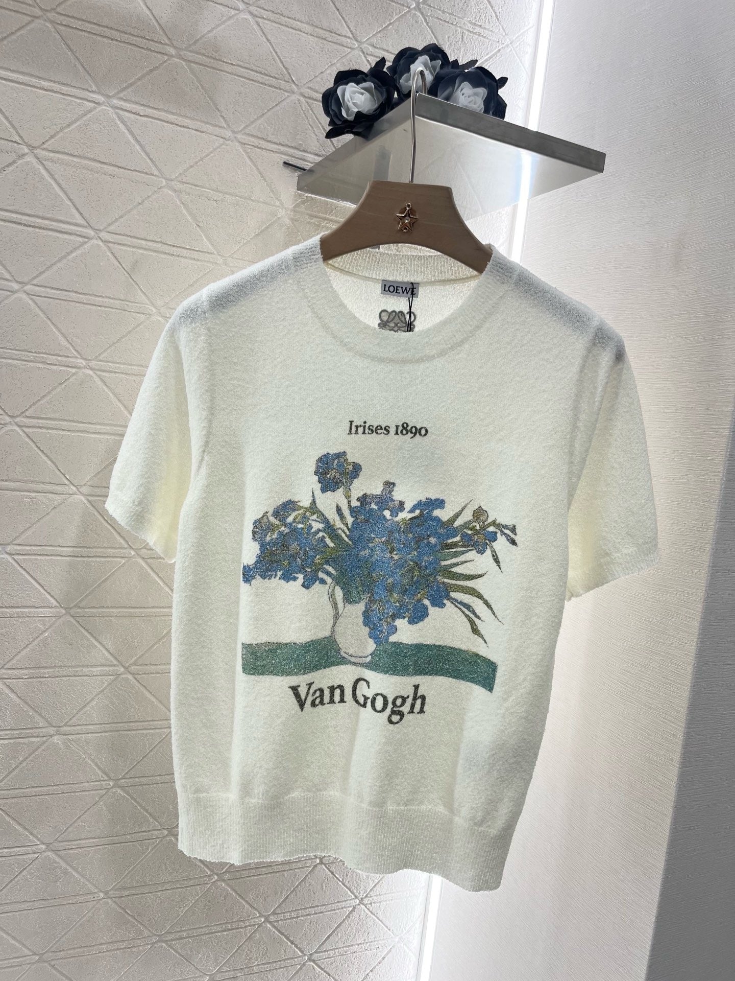 New Artistic Van Gogh Knit Short Sleeve
