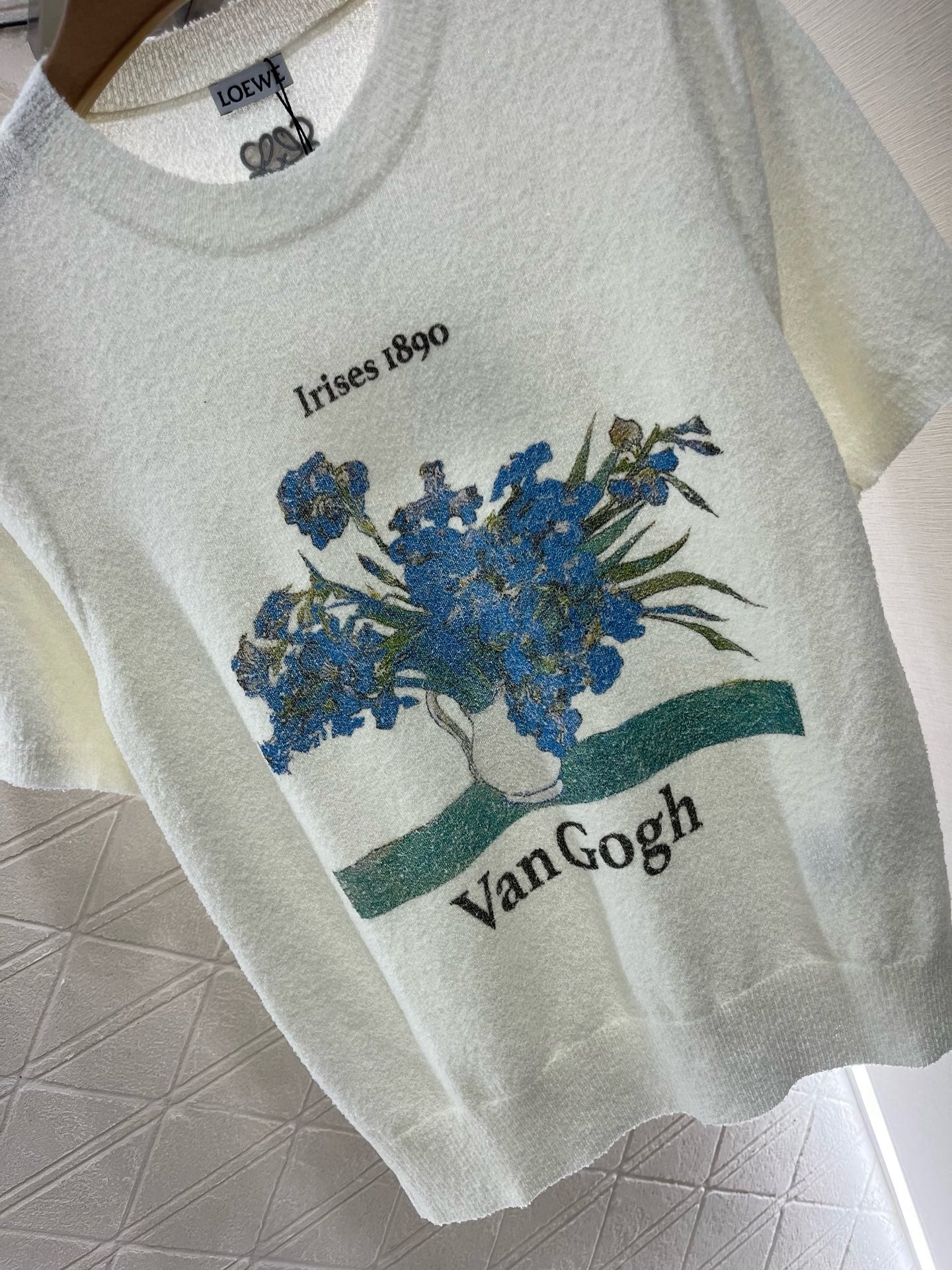 New Artistic Van Gogh Knit Short Sleeve