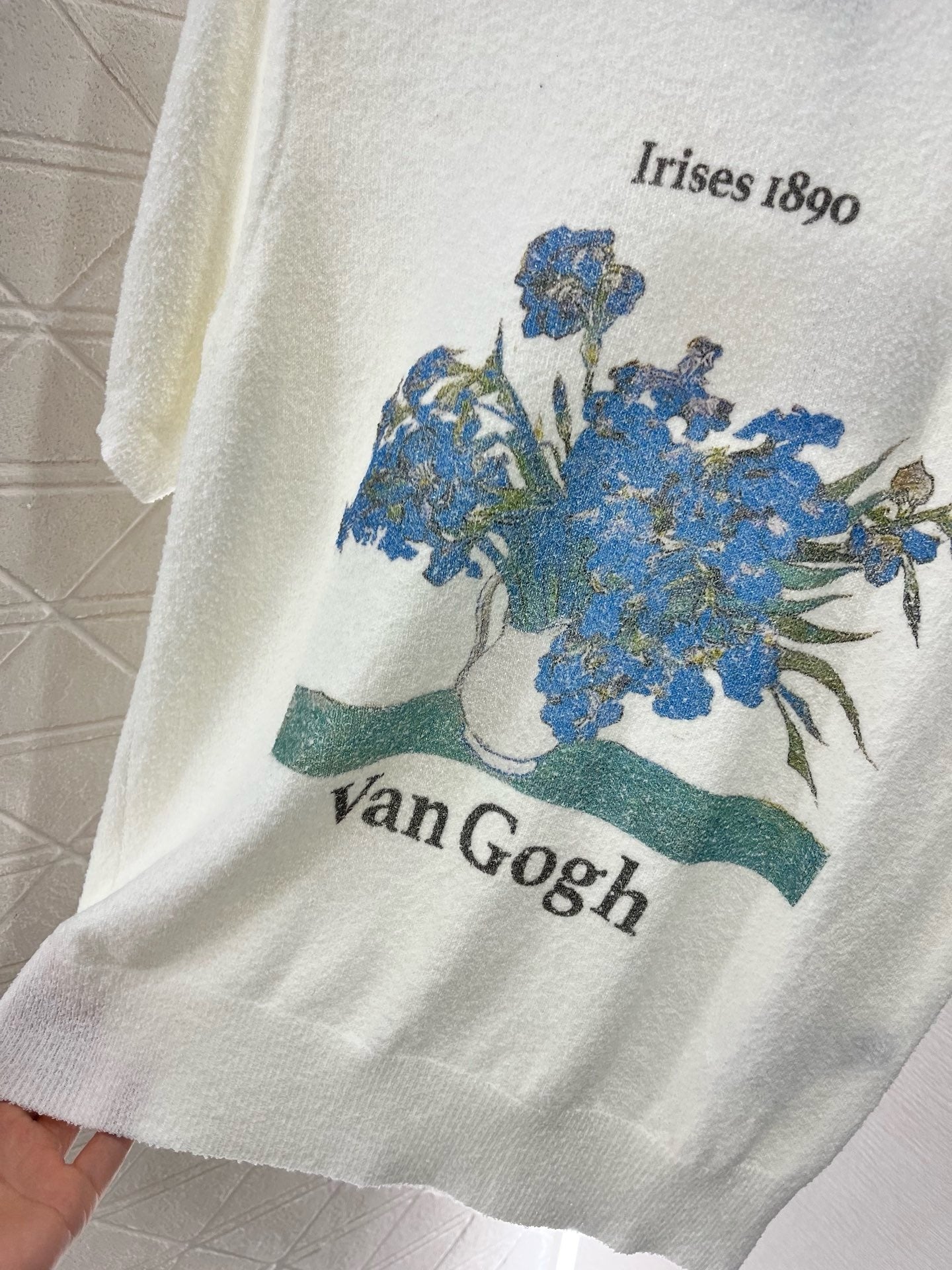 New Artistic Van Gogh Knit Short Sleeve