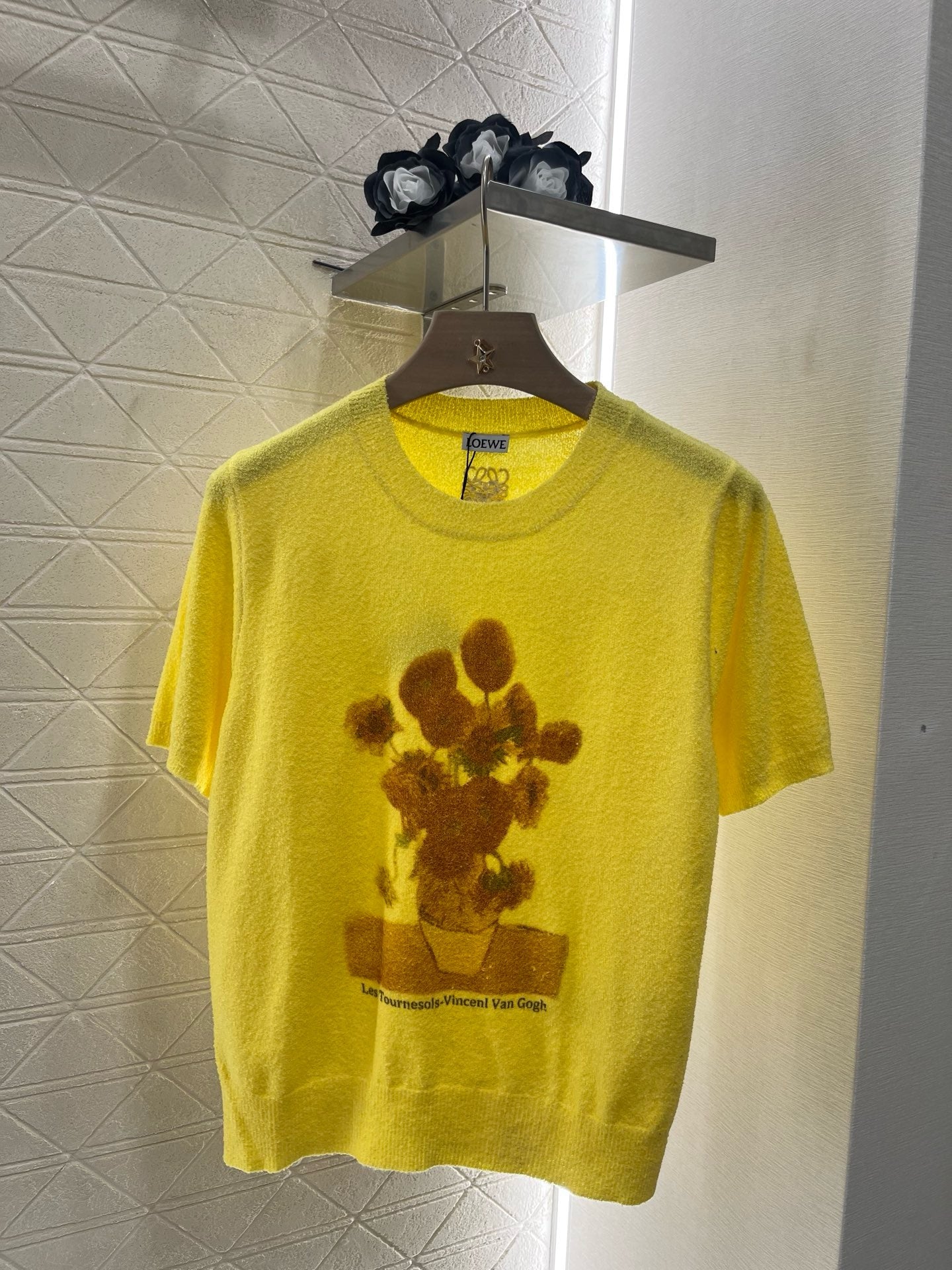 New Artistic Van Gogh Knit Short Sleeve
