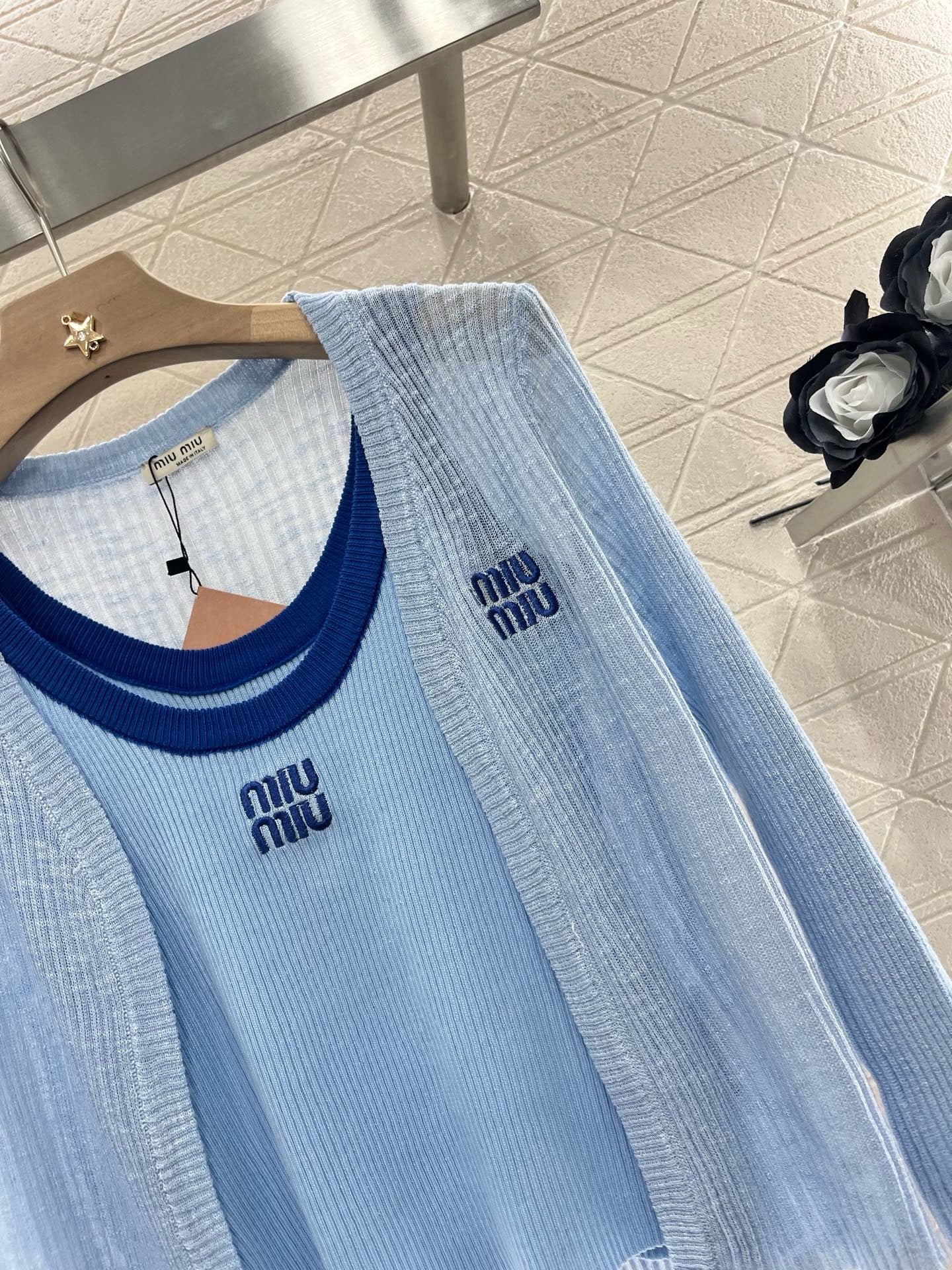 MI*MI* New Arrival Suspenders with Knitted Long Sleeves