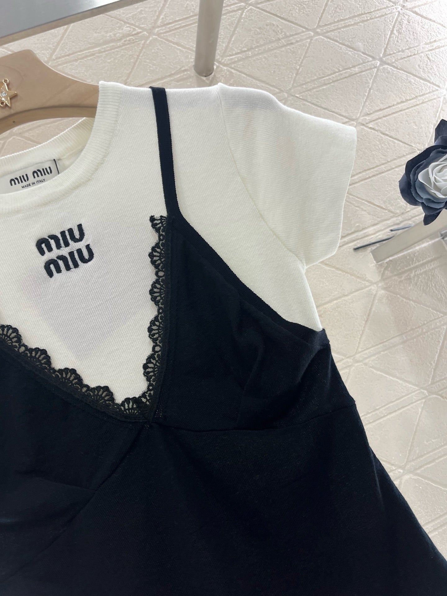MI*MI*New arrival Suspenders with short sleeves Wool material