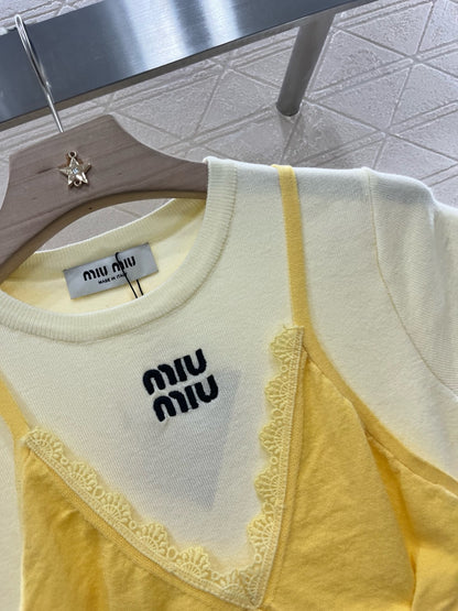 MI*MI*New arrival Suspenders with short sleeves Wool material