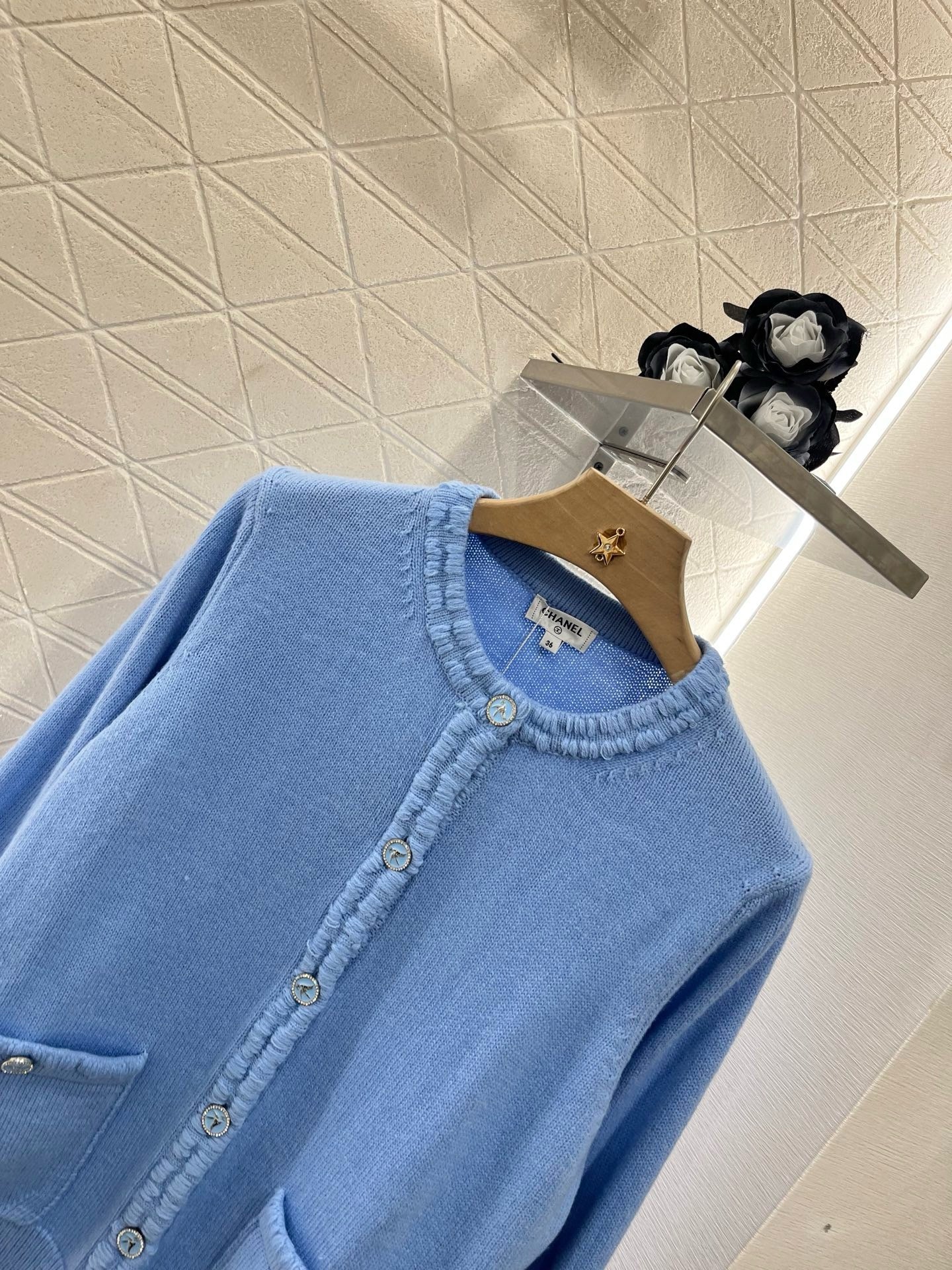 C*2025SS New Striped Knit Cardigan