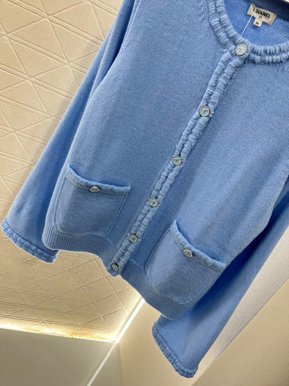 C*2025SS New Striped Knit Cardigan