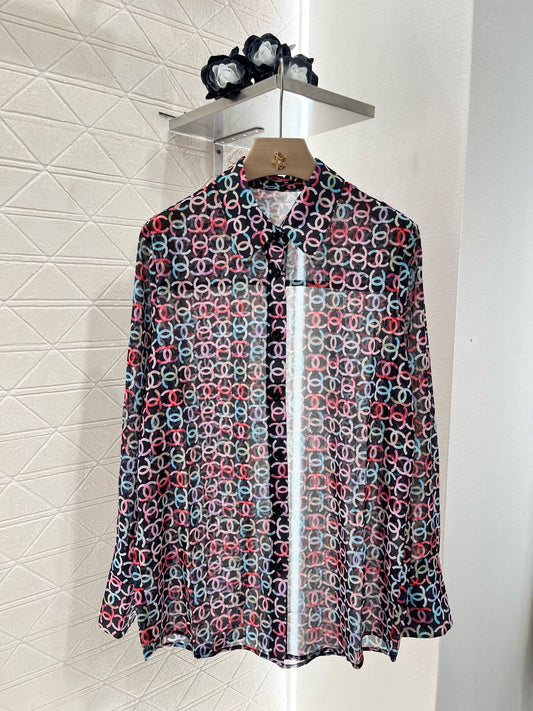 C*New arrival Micro Logo Printed Shirt