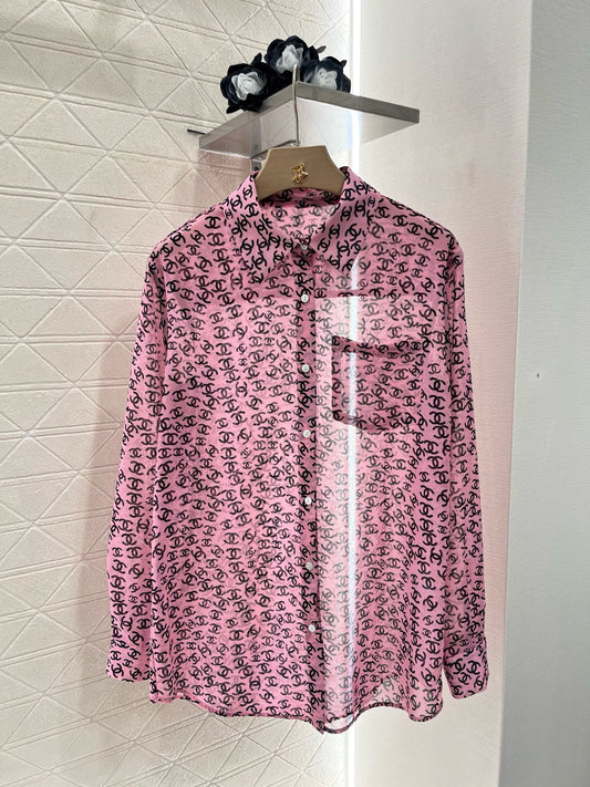 C*New arrival Micro Logo Printed Shirt