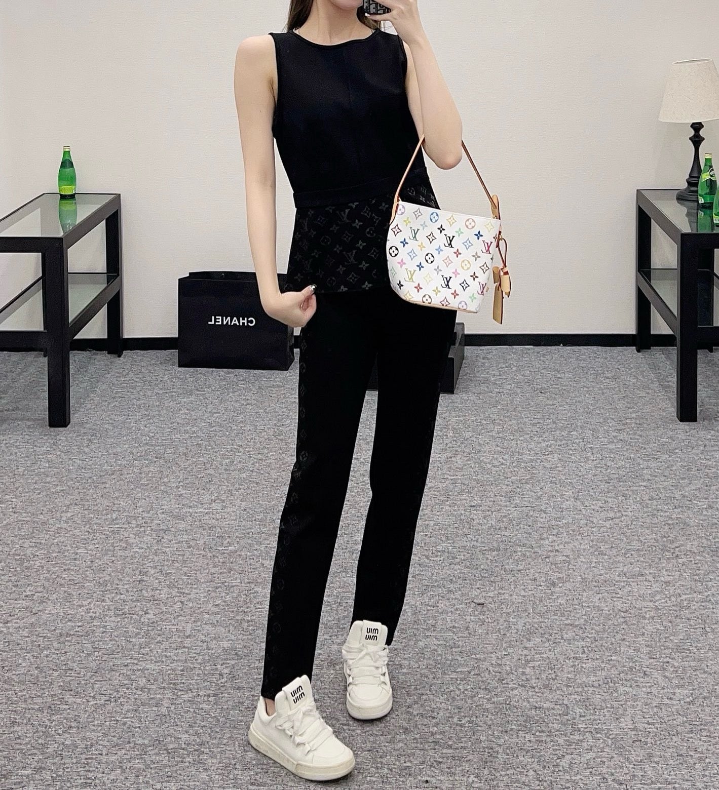 L* 2025SS New Sleeveless Waist Suit Cotton Material