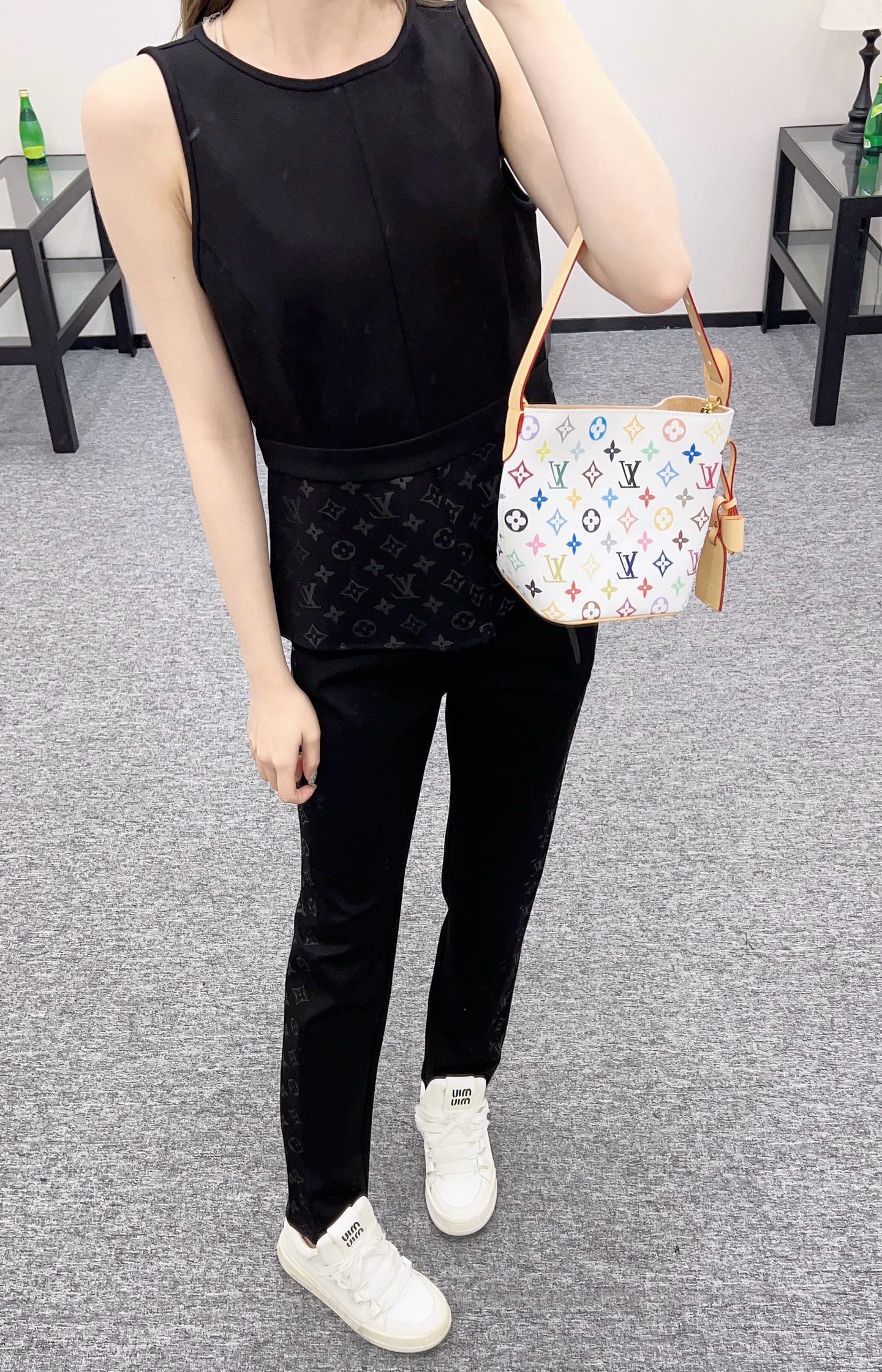 L* 2025SS New Sleeveless Waist Suit Cotton Material