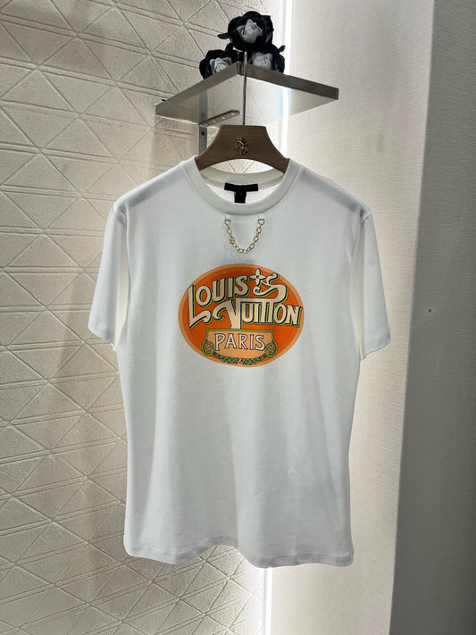 L*2025 New Round Neck Printed Chain
