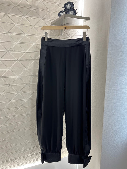 L*2025SS New Arrival Splicing Bloomers Black