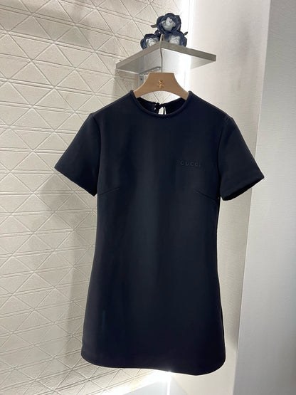 2025SS New Arrival Lace-up Short-sleeved Dress