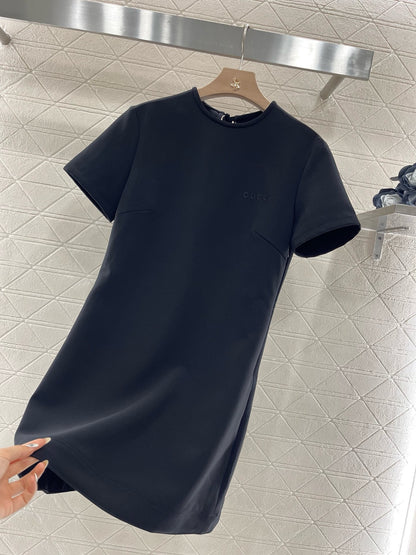 2025SS New Arrival Lace-up Short-sleeved Dress