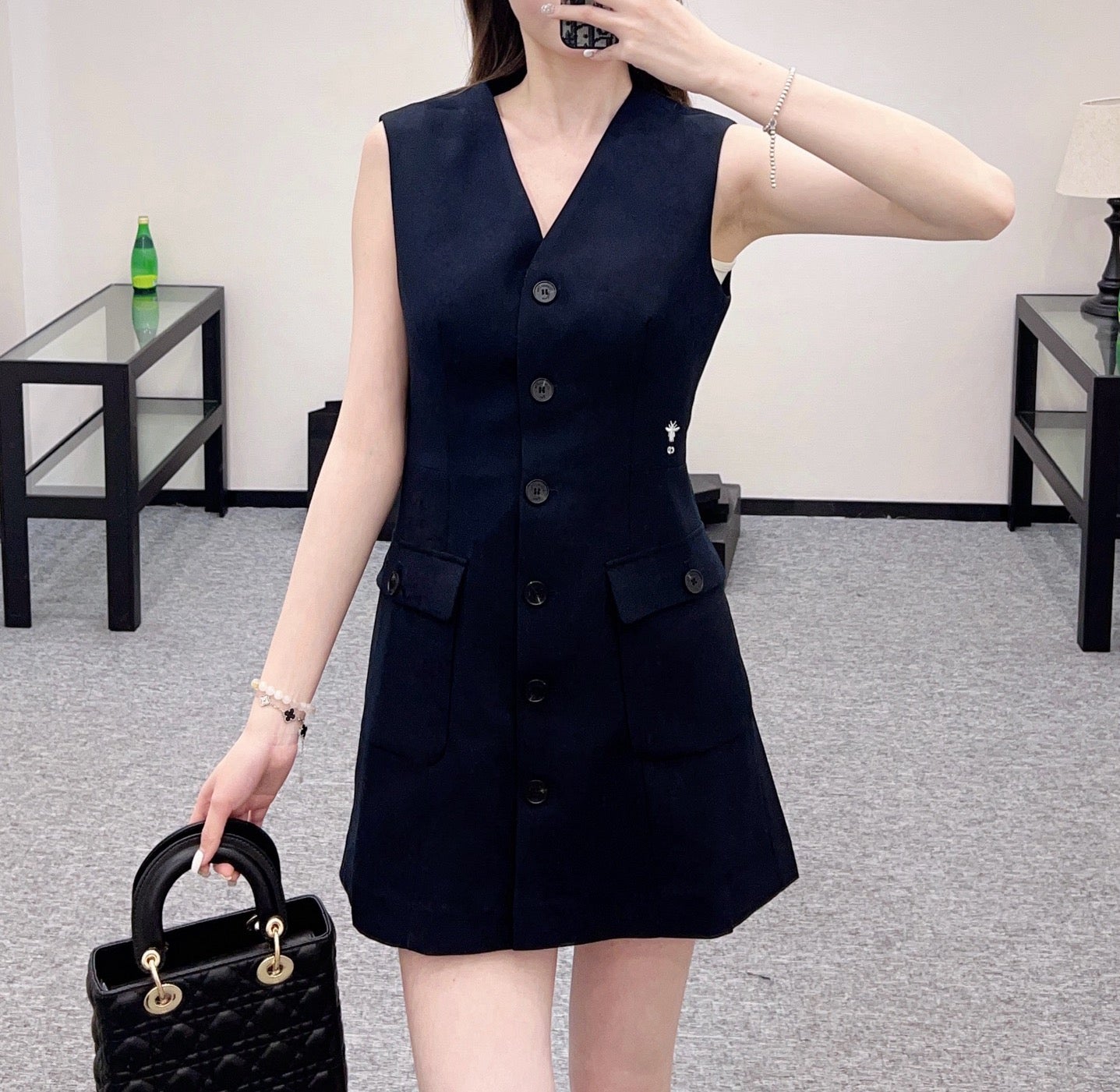 D* New Product Three-dimensional Waist Dress