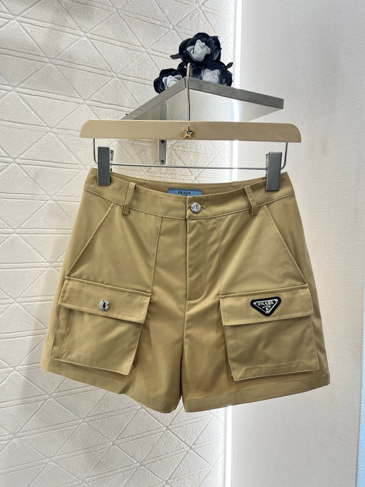 2025SS New Pocket Shorts Yellow