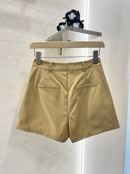 2025SS New Pocket Shorts Yellow